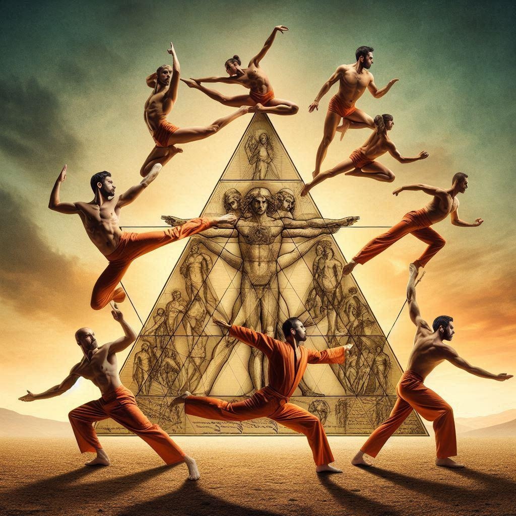 組体操とピラミッドを組み合わせた全く新しい格闘技