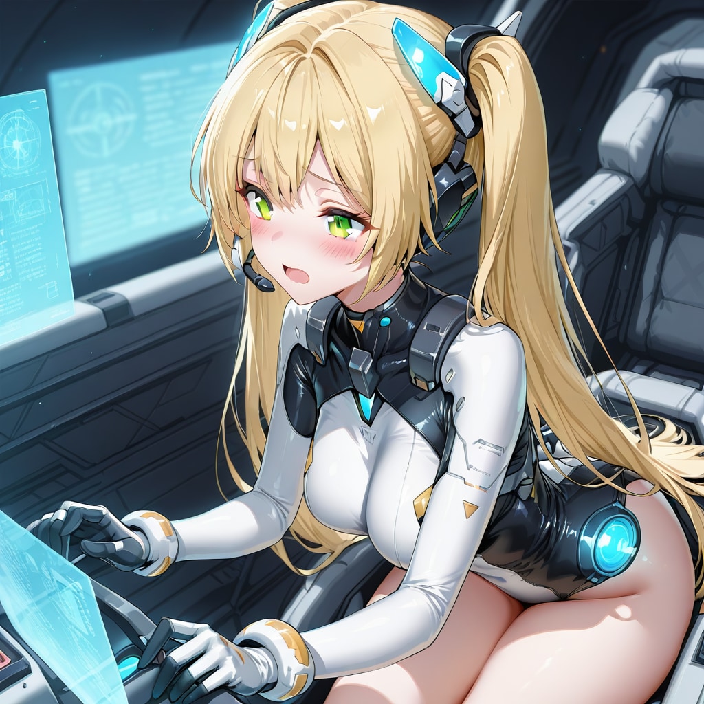 コクピットの中のQILINちゃん