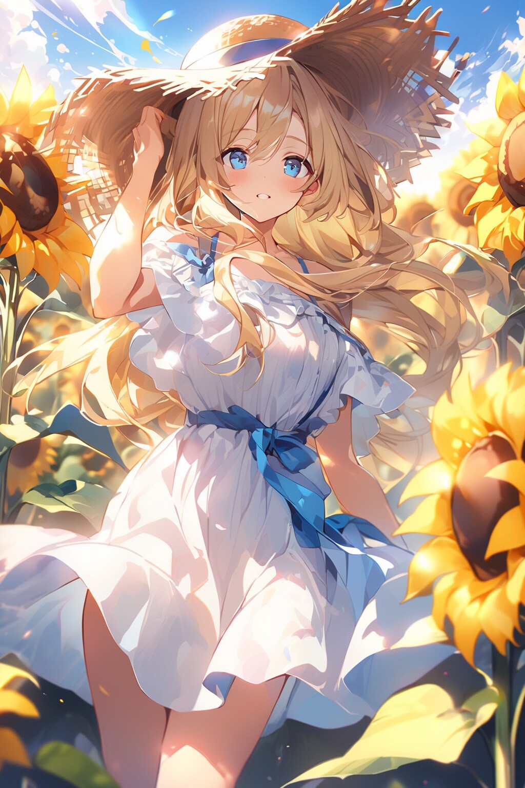 ひまわりの少女