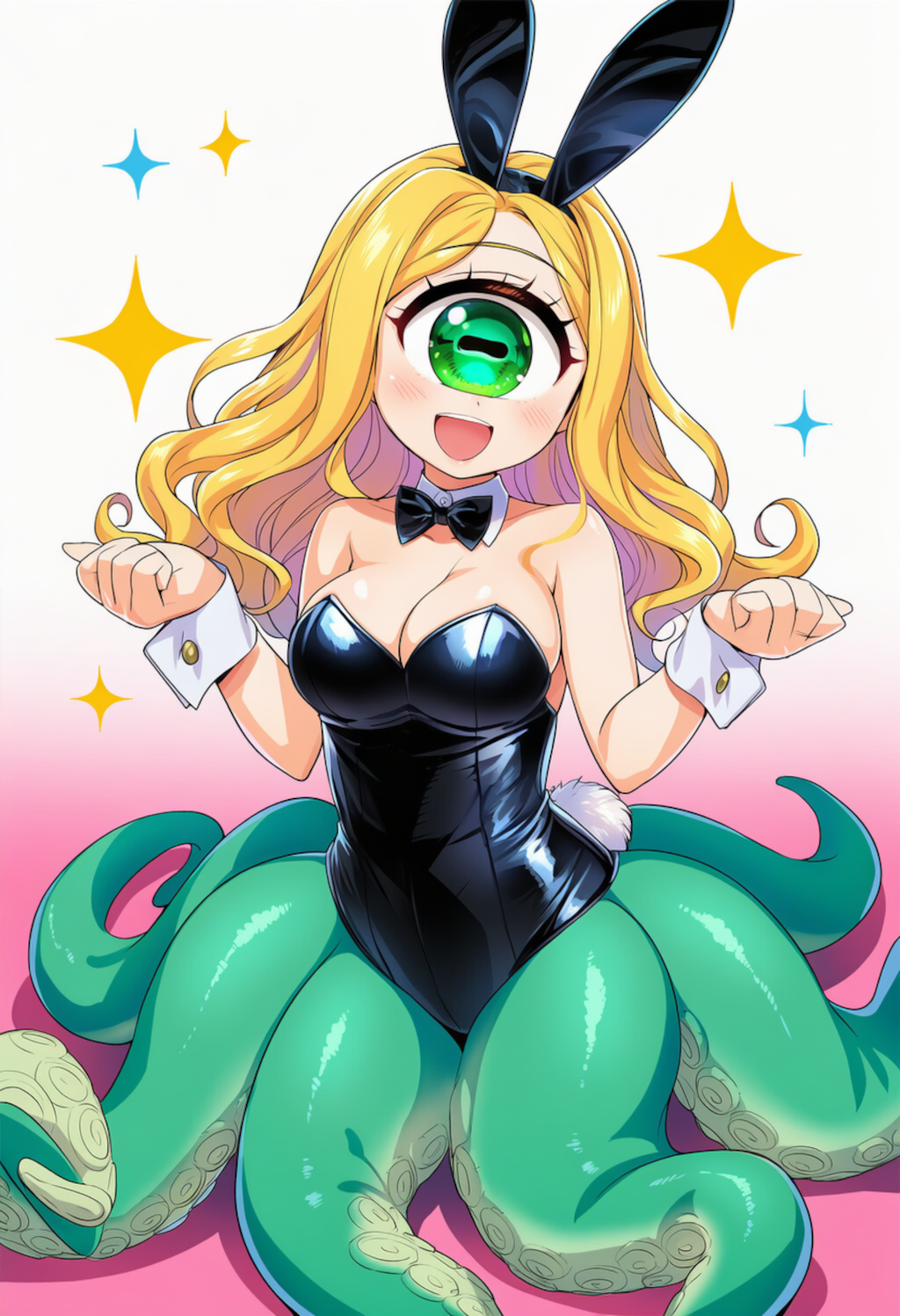 単眼スキュラ　金髪バニー