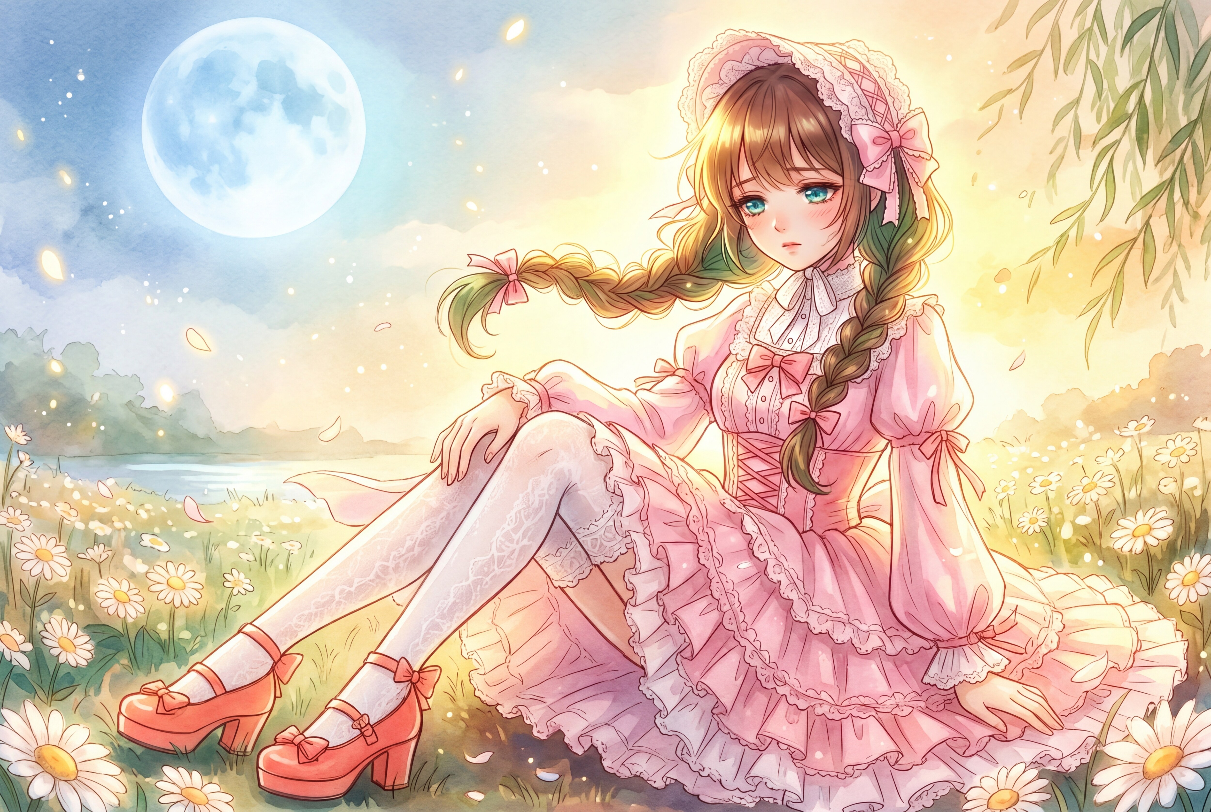 花暈月影の乙女