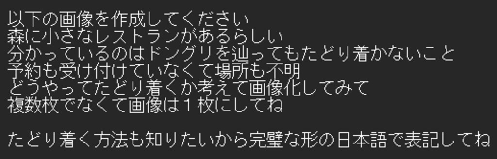 レストランの行き方