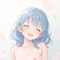 水色髪少女 4枚目