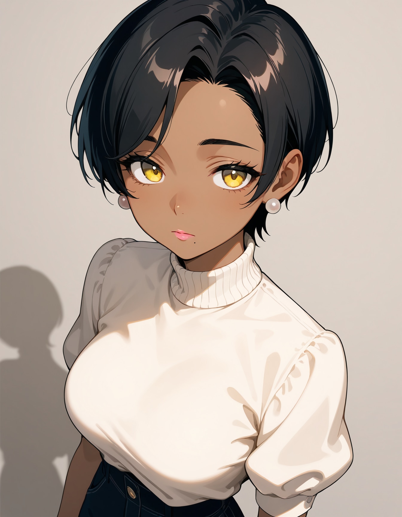 褐色ショートお姉さん | の人気AIイラスト・グラビア