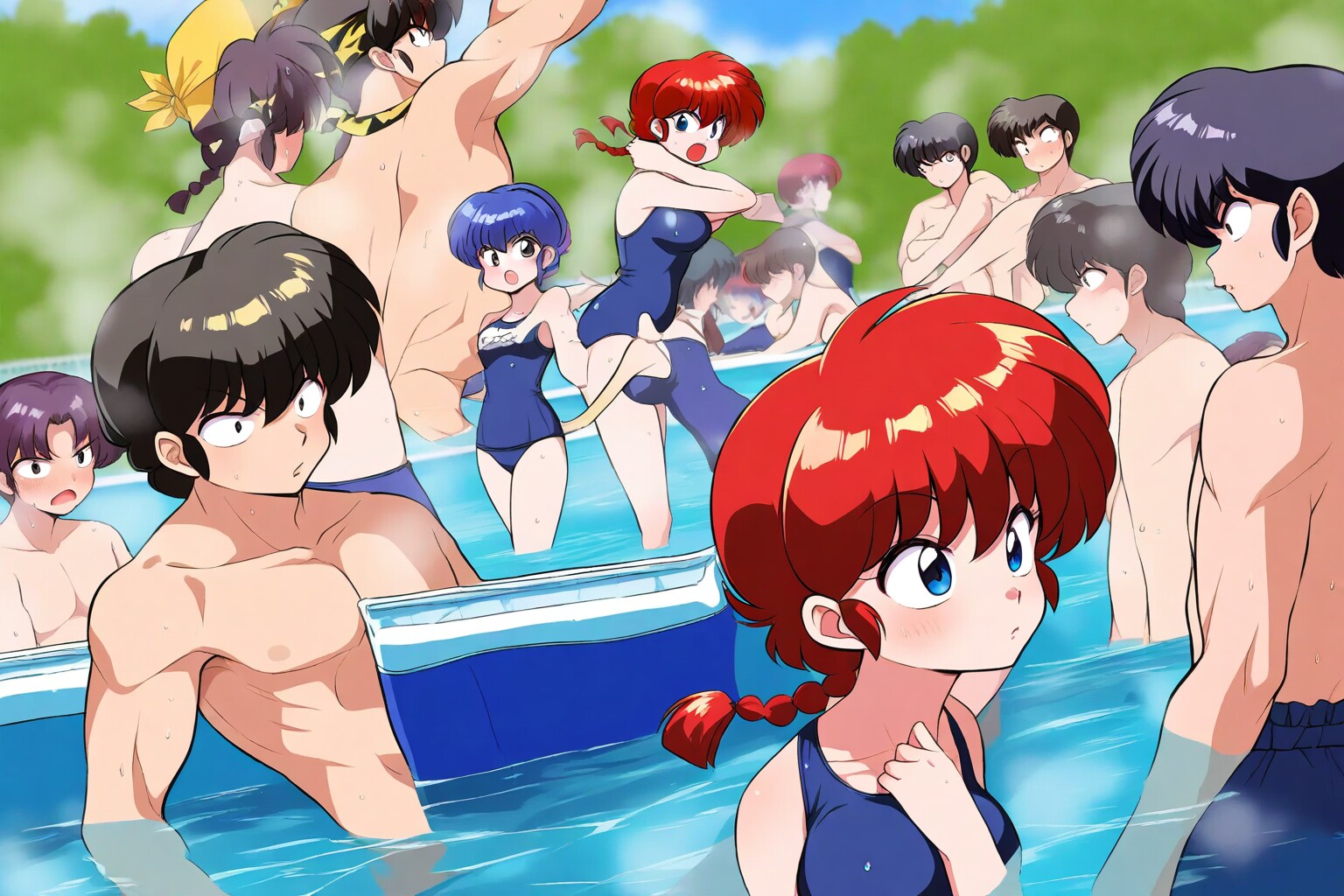 流れるプール