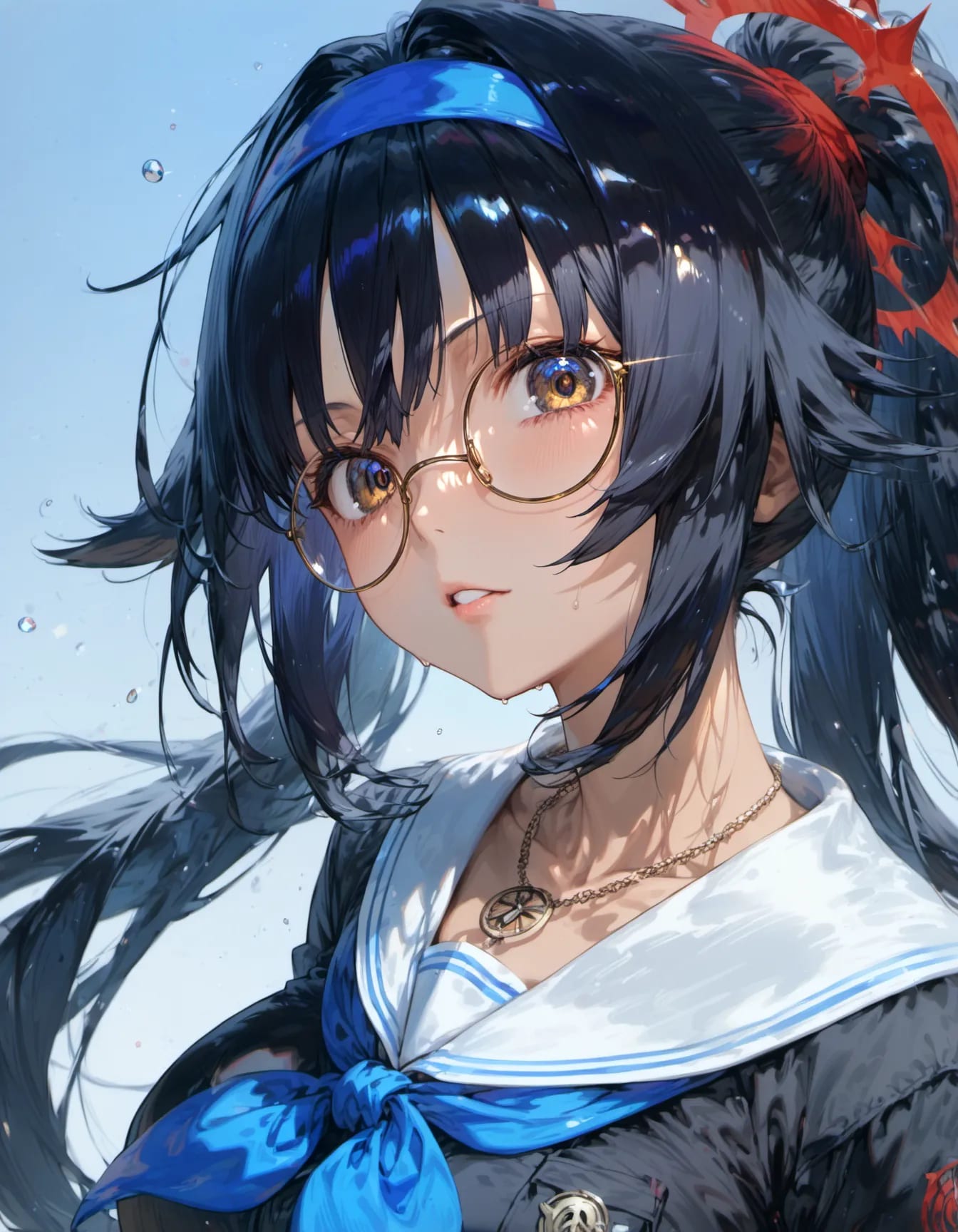 Rain-Kissed Sailor | の人気AIイラスト・グラビア