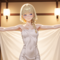 バスタオルをバサっと広げて見せるシーン 3枚目