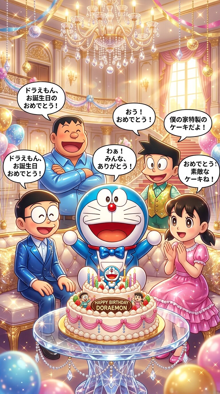 ドラえもんの誕生日 | の人気AIイラスト・グラビア