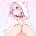 萌え袖猫耳パーカーの女の子【R-15】 3枚目