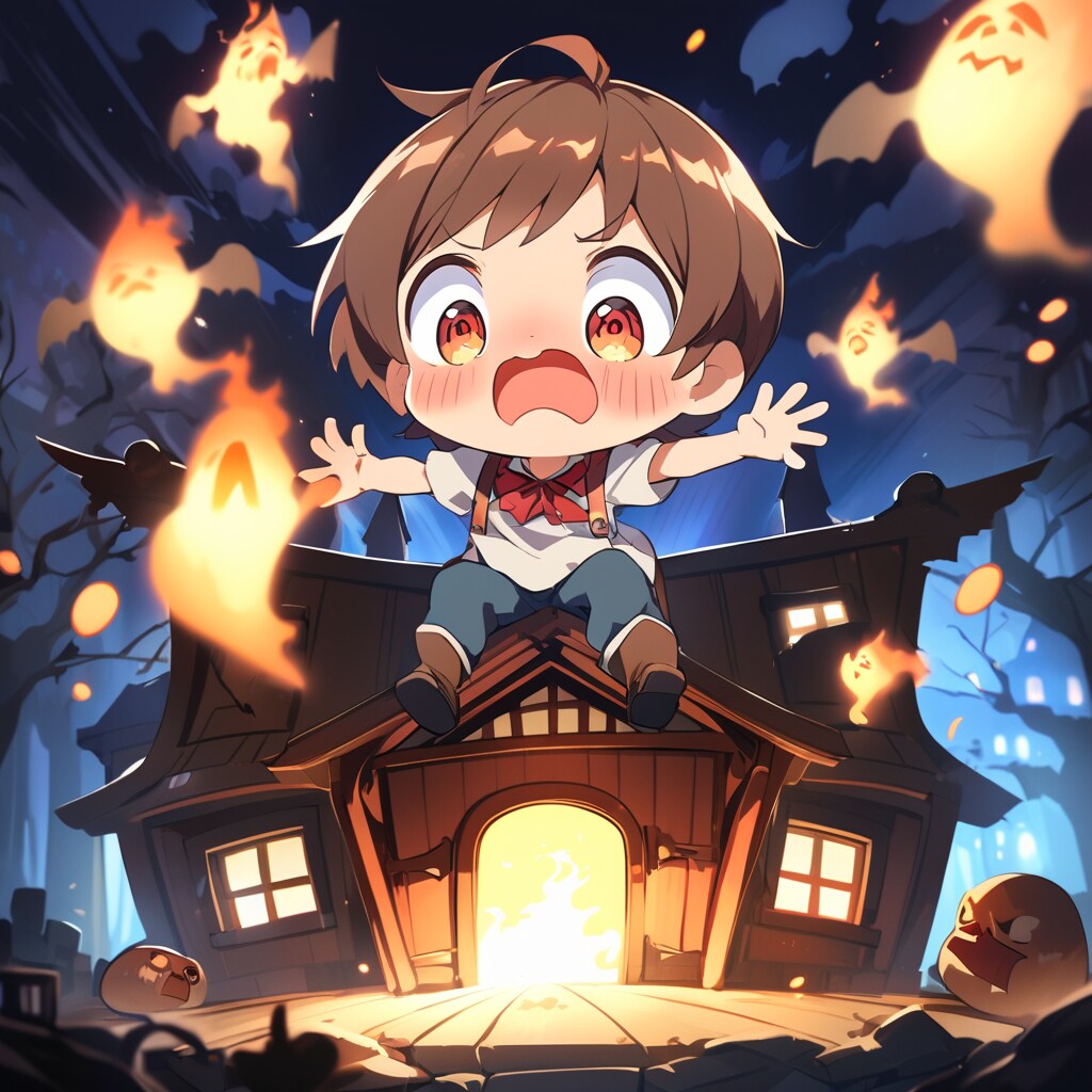 お化け屋敷 | の人気AIイラスト・グラビア