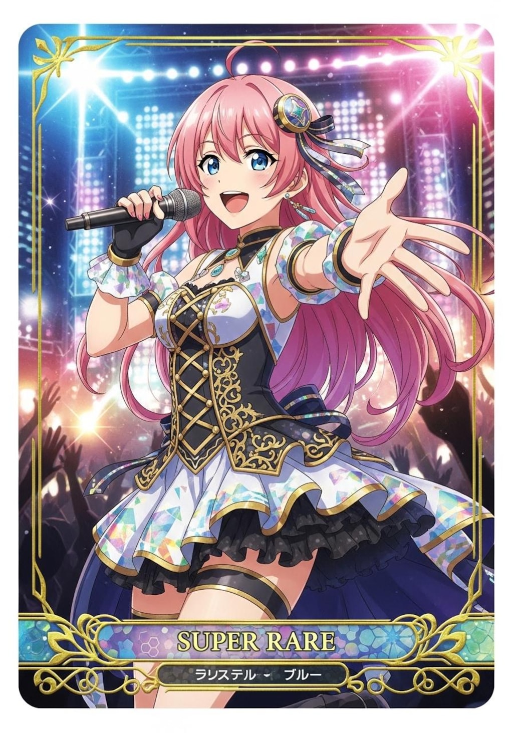 アイドルゲームSSRカード