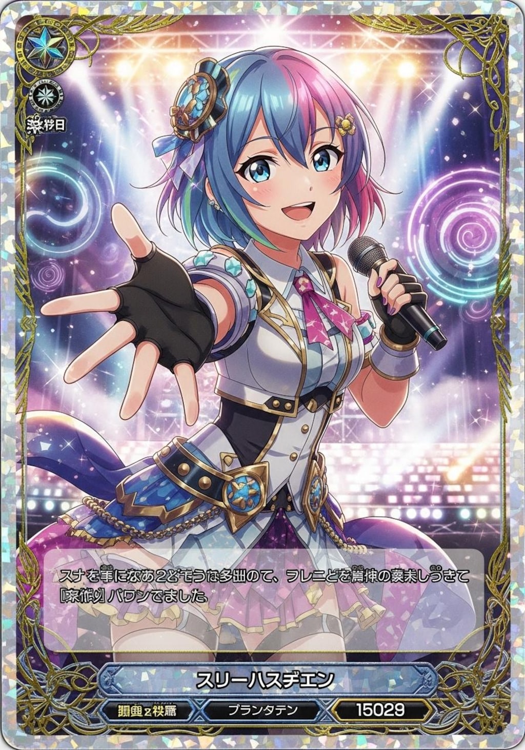 アイドルゲームSSRカード