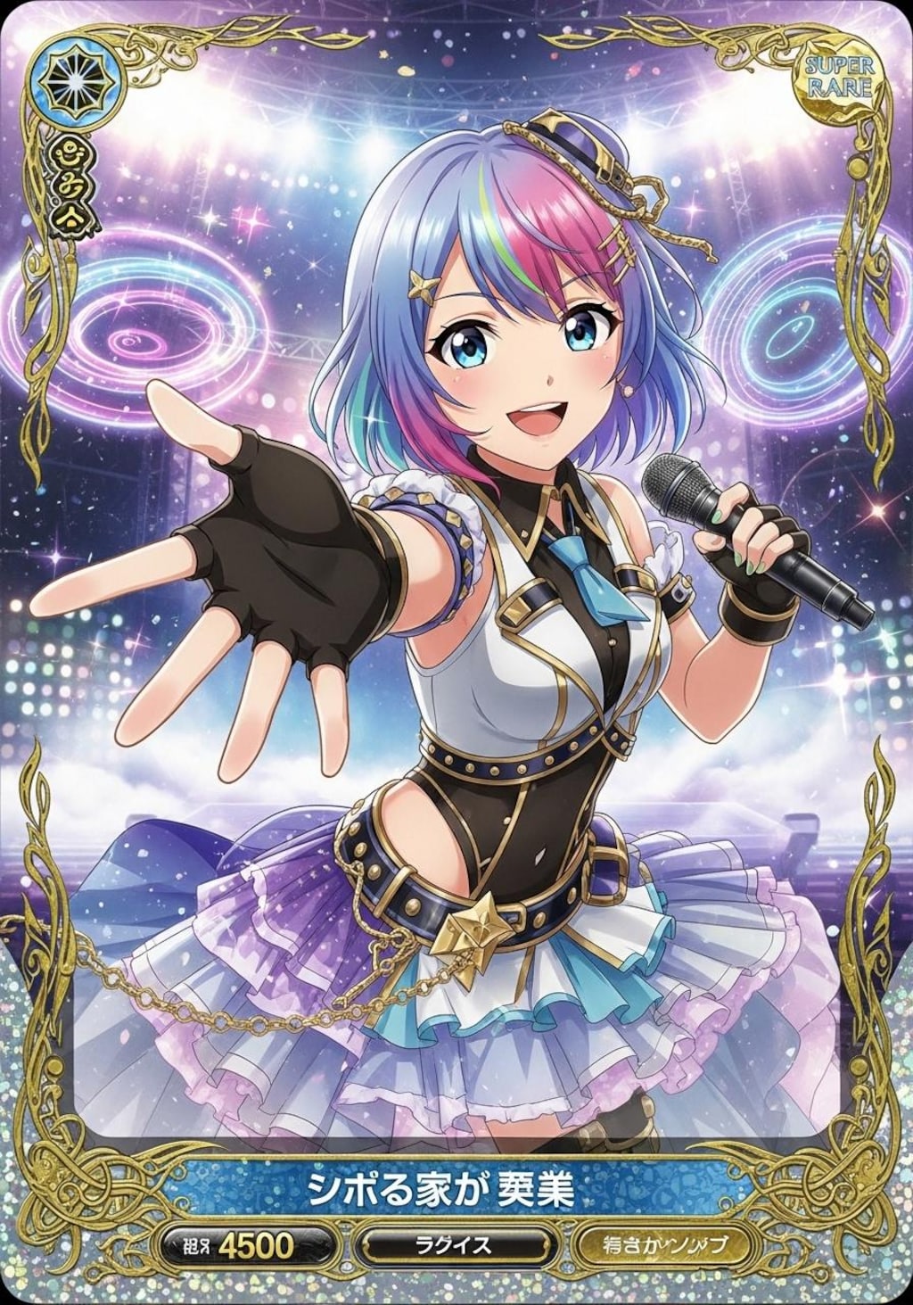 アイドルゲームSSRカード