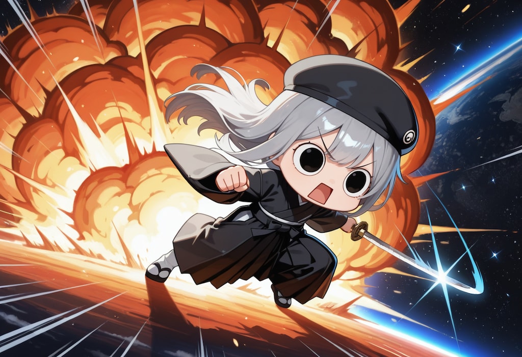 宇宙惑星へ討ち入りしてしまいよった侍えらいこっちゃ嬢