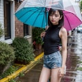 雨×少女×ショーパン 5枚目