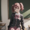 (12作品)机上のJK(カーディガン・ベスト)/Senior high school student on the desk(cardigan/vest) 5枚目