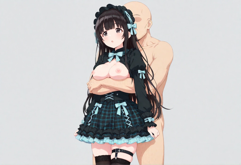 黒髪ロング