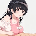 黒髪ロング 12枚目