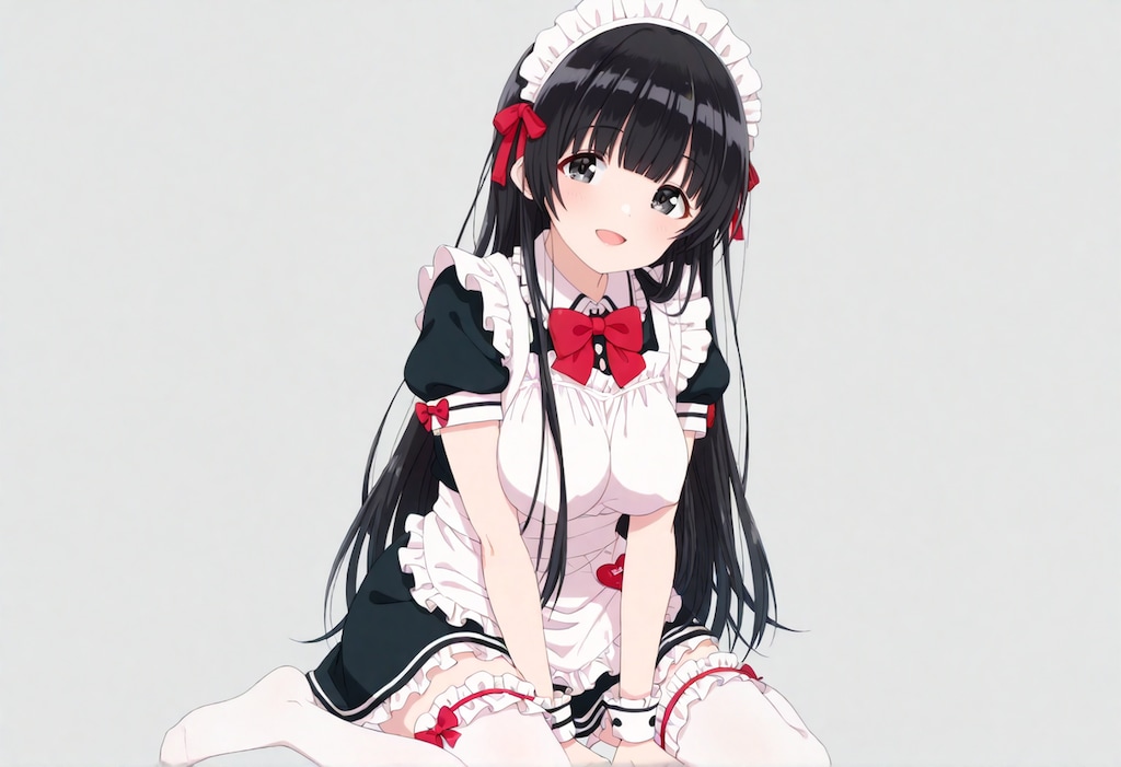 黒髪ロング
