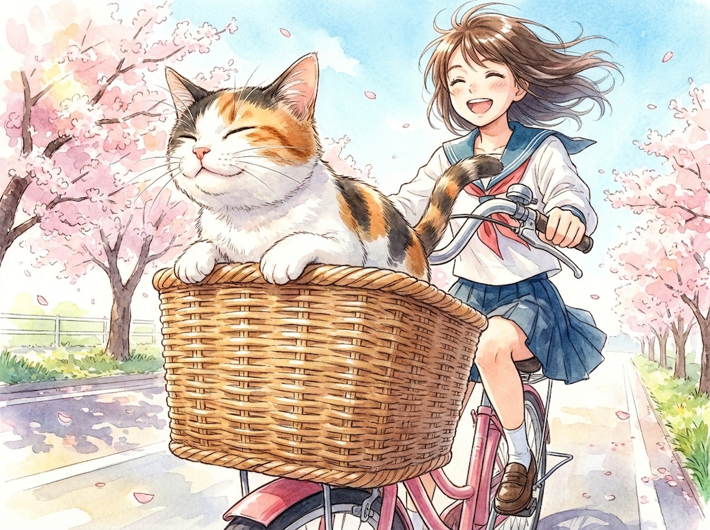 にゃんこサイクリング