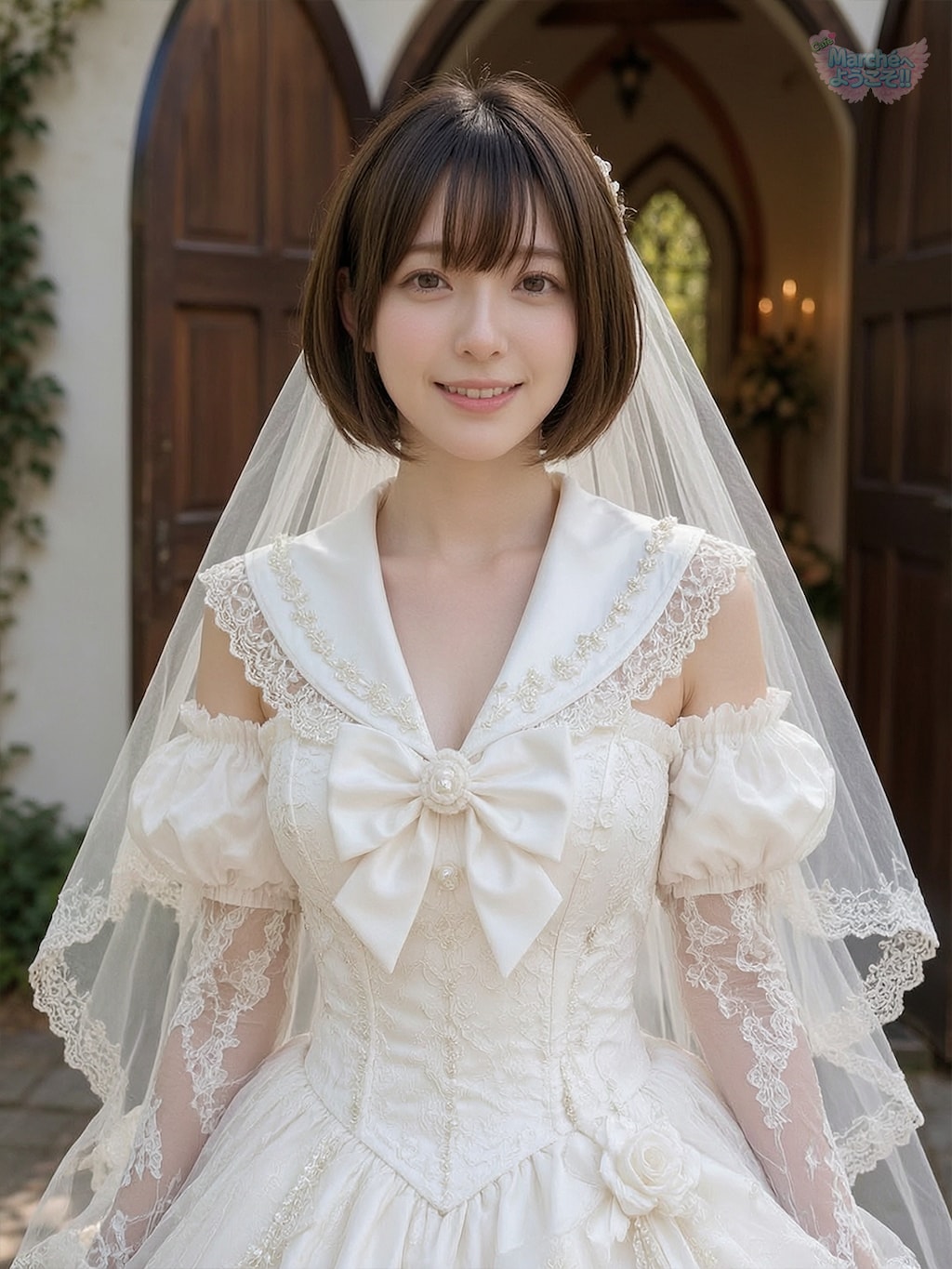 可愛い花嫁 (Cafe Marché かな)