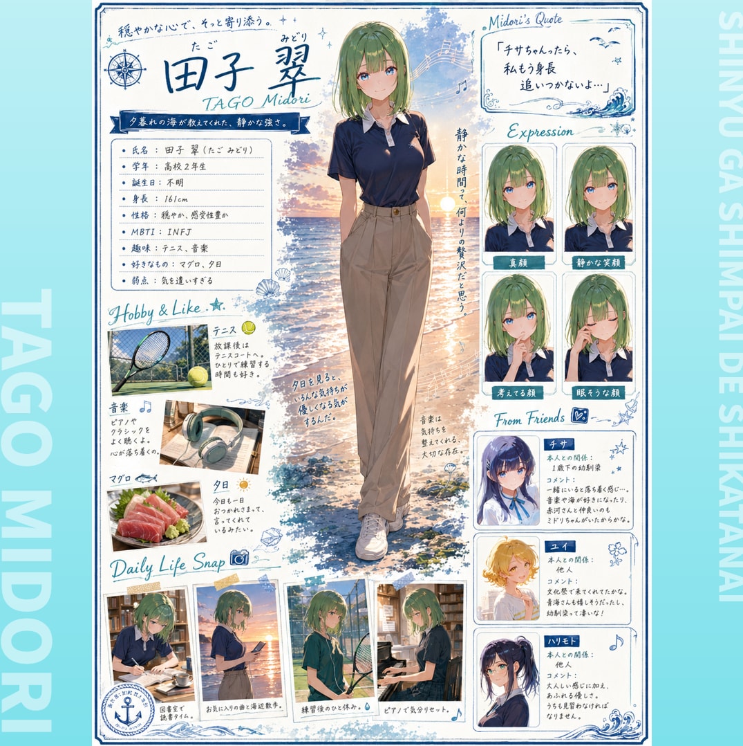ミドリ💎 #カズの子紹介