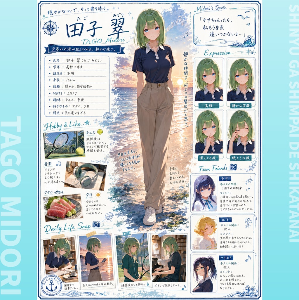 ミドリ💎 #カズの子紹介