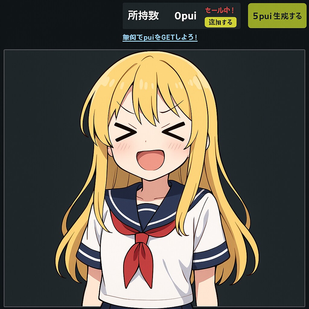 画像生成部に入ったちちぷいちゃん