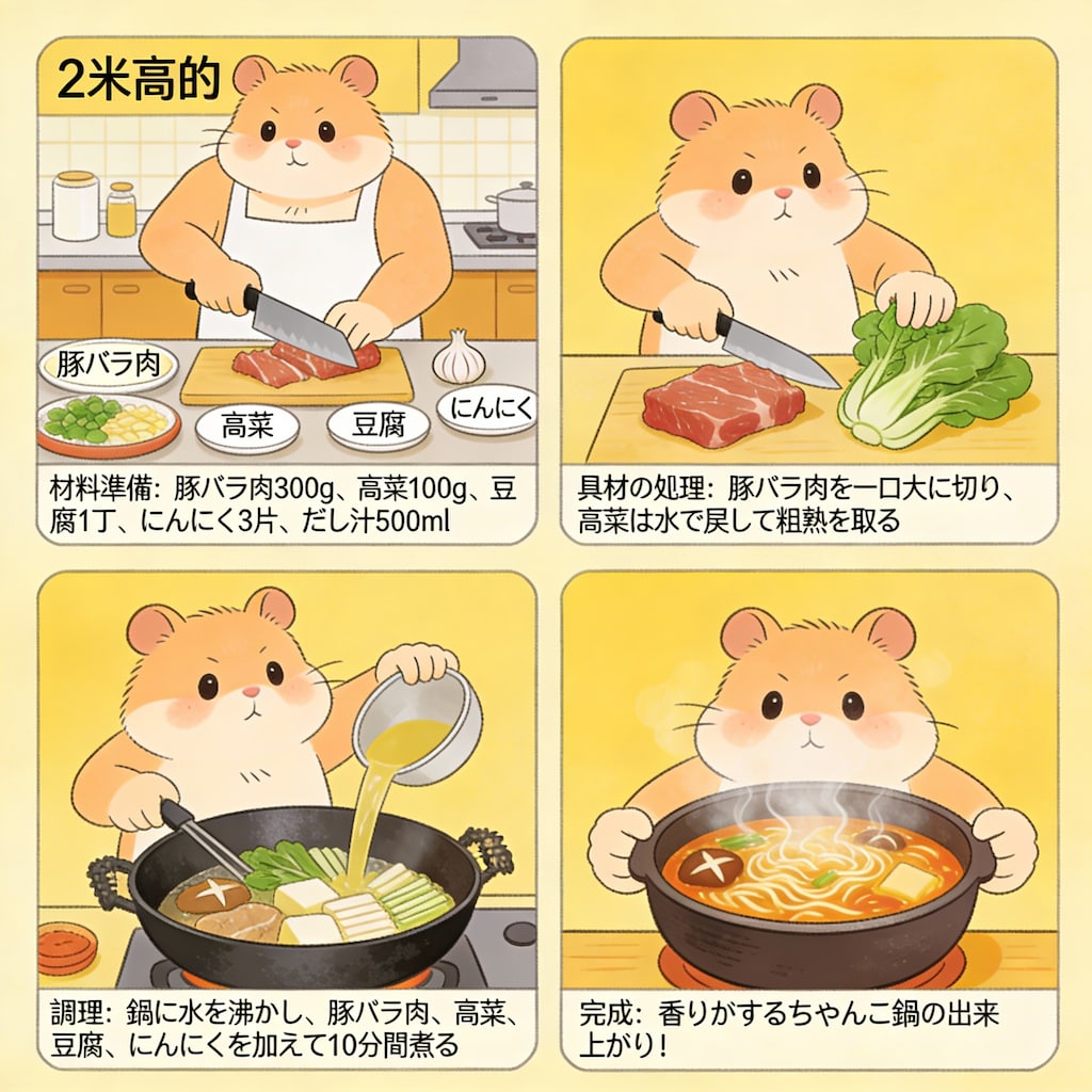 ハムちゃんこでごわす！