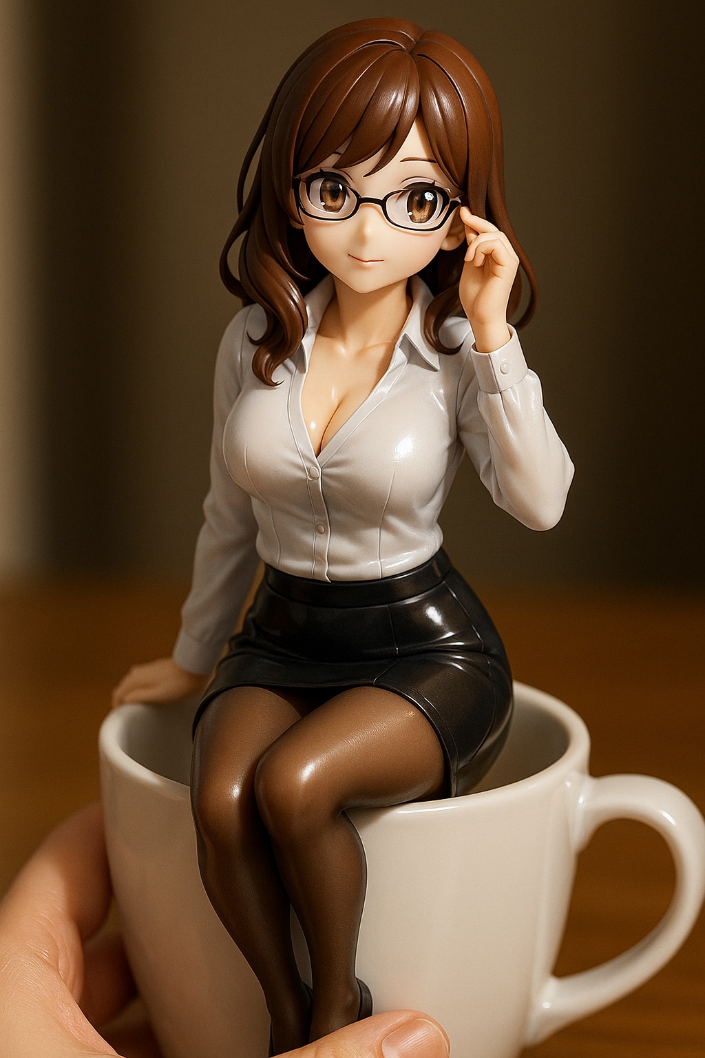 カップの上の小さな世界