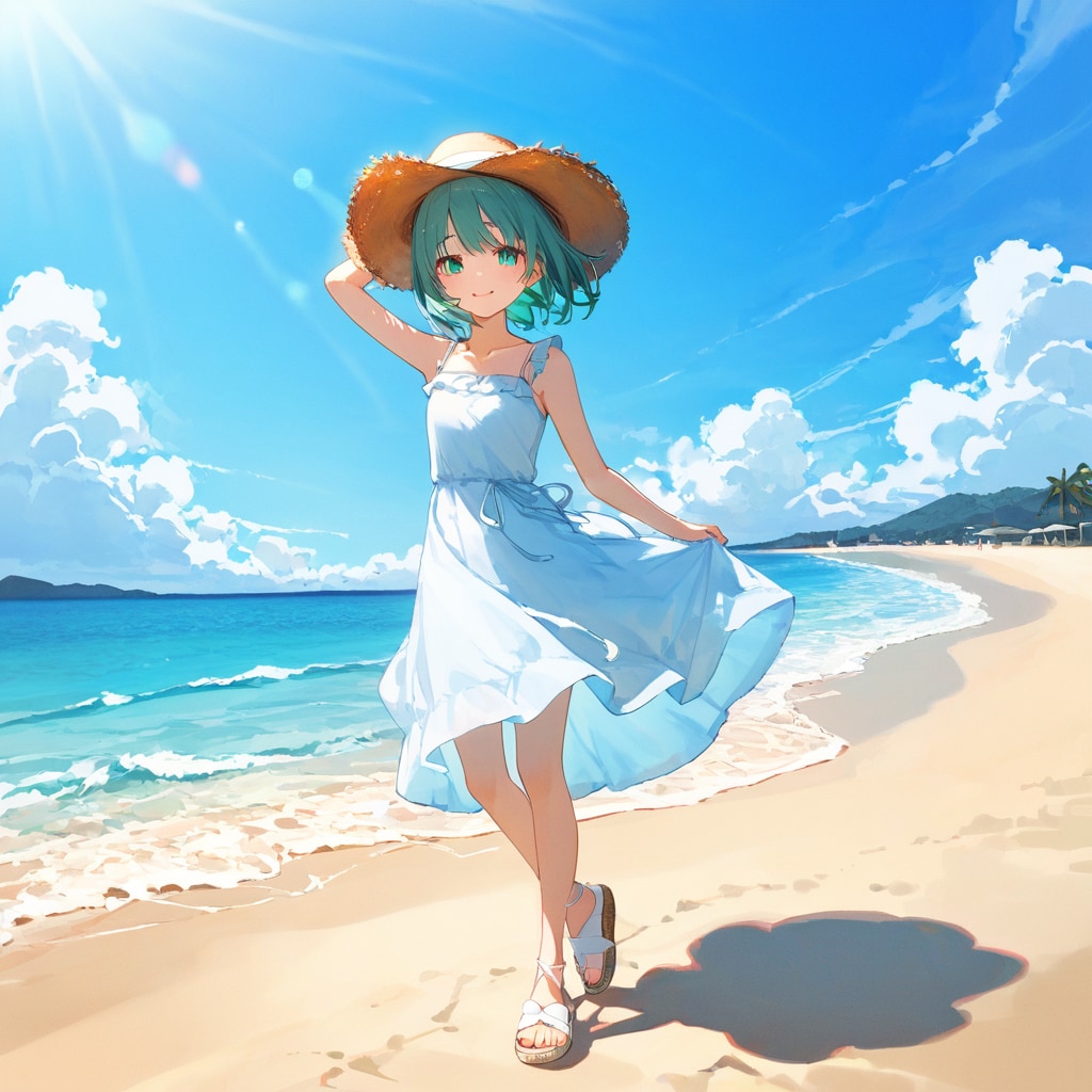 真夏の太陽 | の人気AIイラスト・グラビア