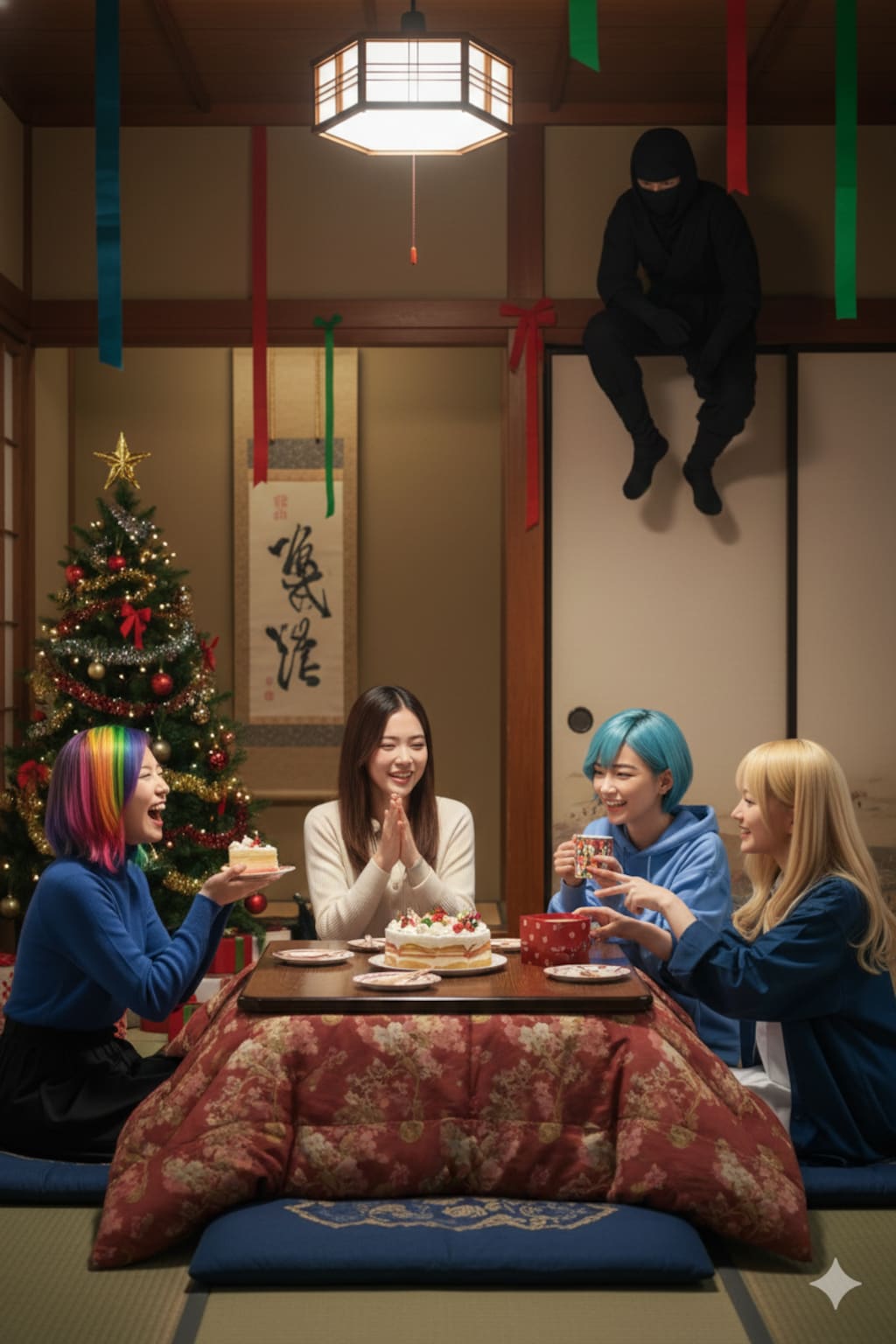 生成機能の子達のクリスマス