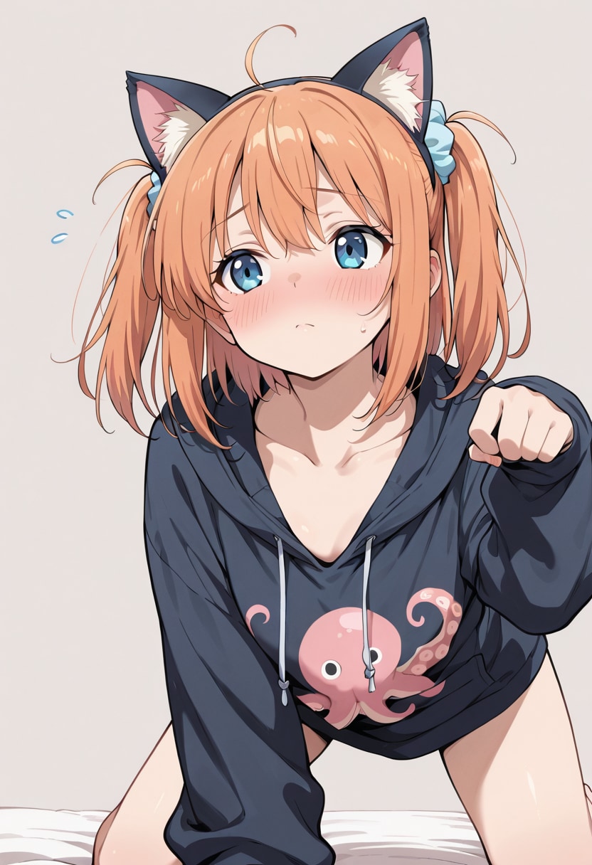 めんちゃん 猫耳カチューシャ | の人気AIイラスト・グラビア