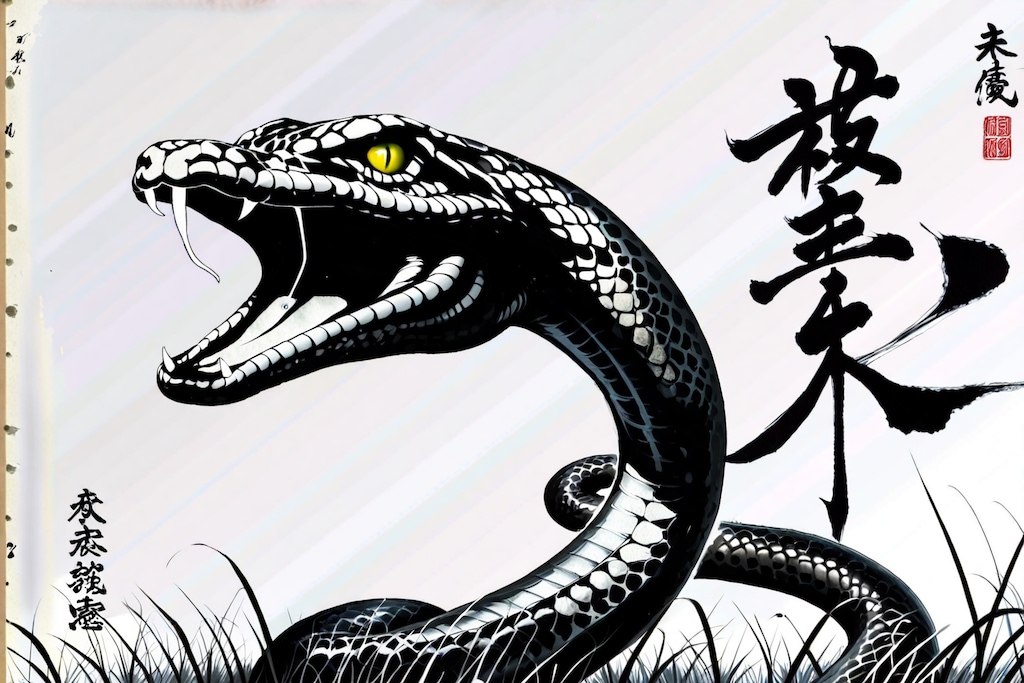 百鬼夜行 手負蛇