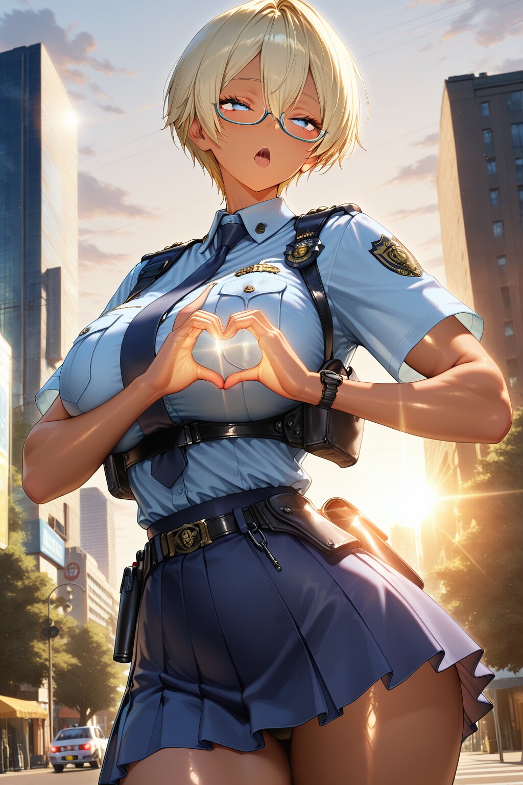 1日婦警になった女子高生
