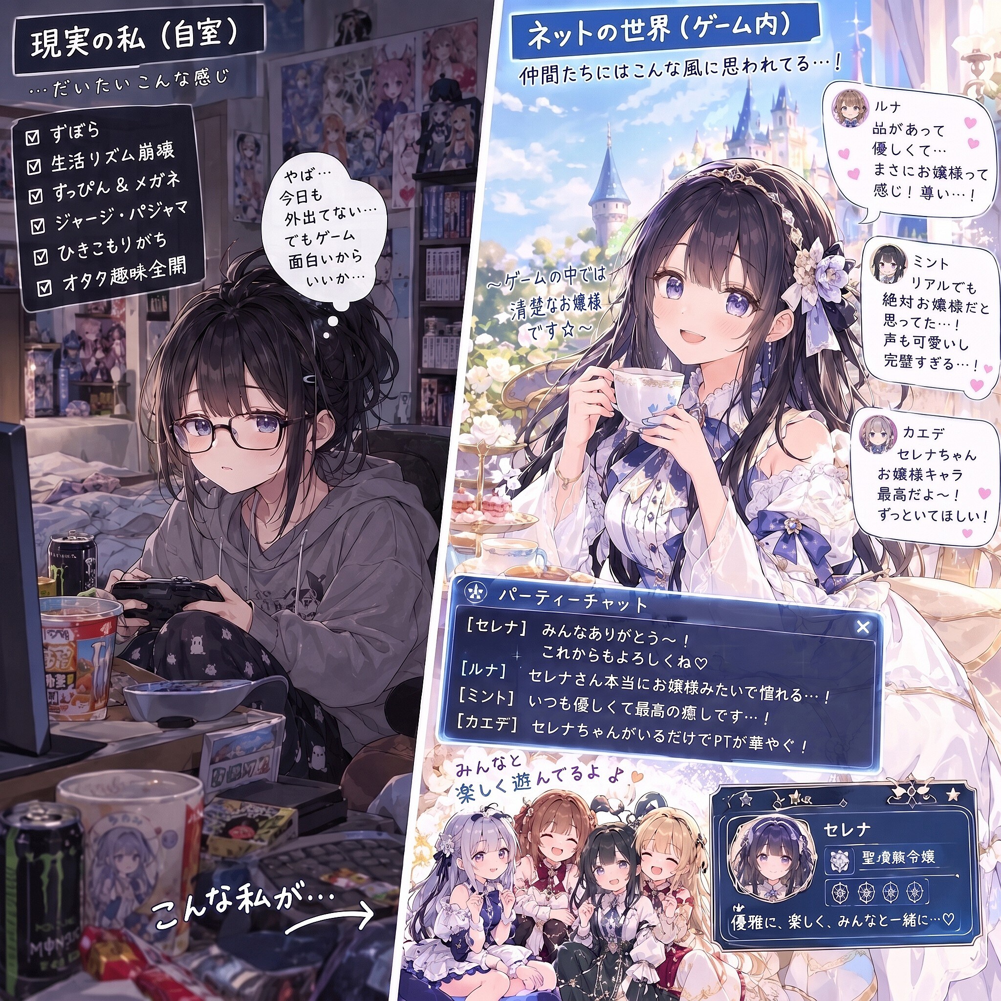 みんなそんなもん | の人気AIイラスト・グラビア