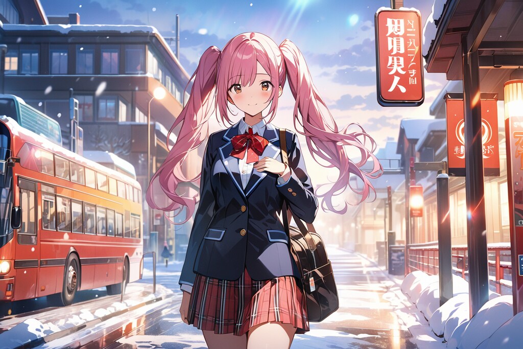 学校から帰宅途中の少女（VEGA）