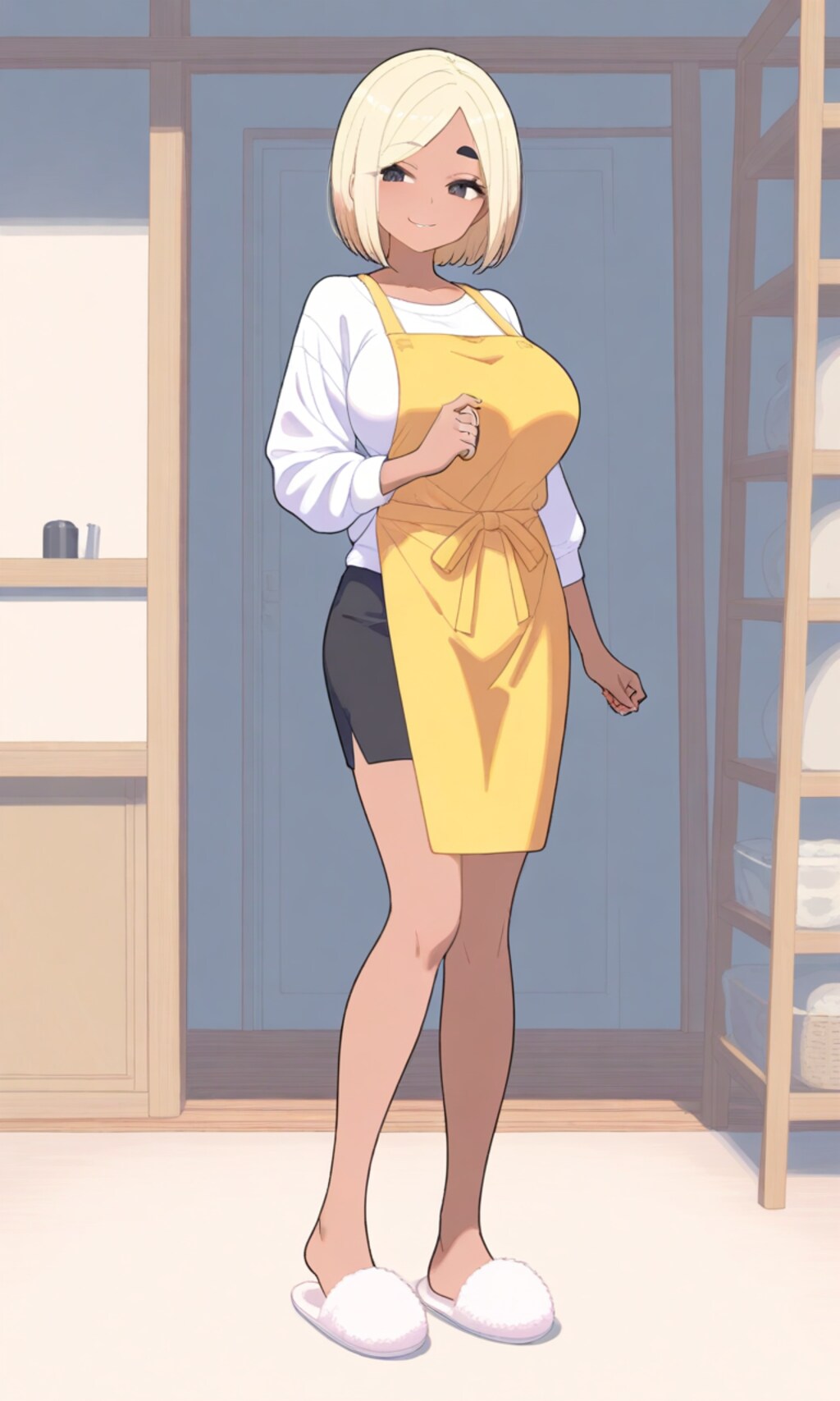 金髪黒ギャル人妻