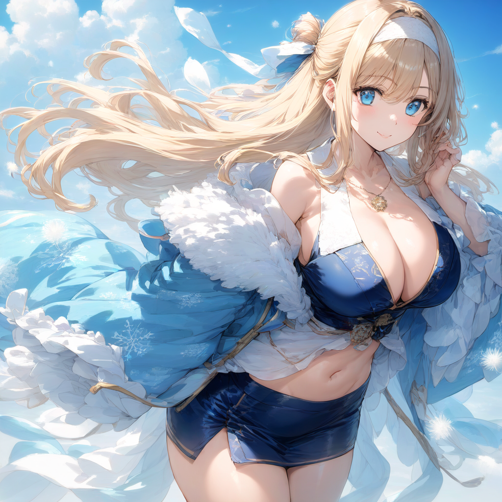 新選組の金髪美少女