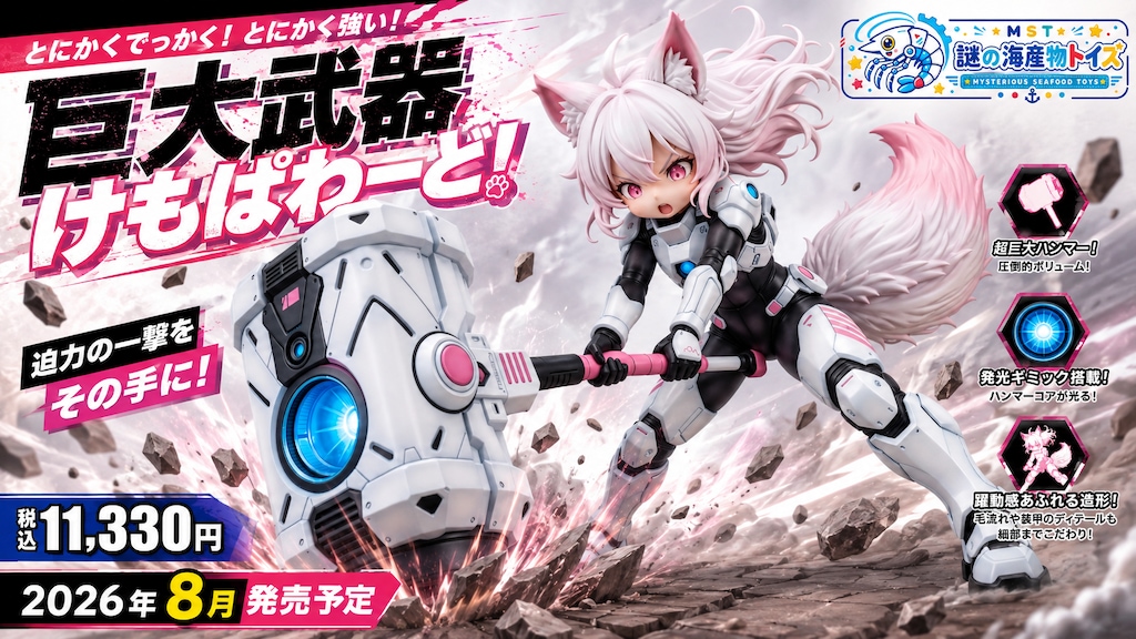 巨大武器けもぱわーど３！