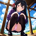 しゃがみパンチラ（R18へ続く） 9枚目