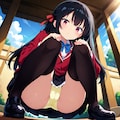 しゃがみパンチラ（R18へ続く） 7枚目