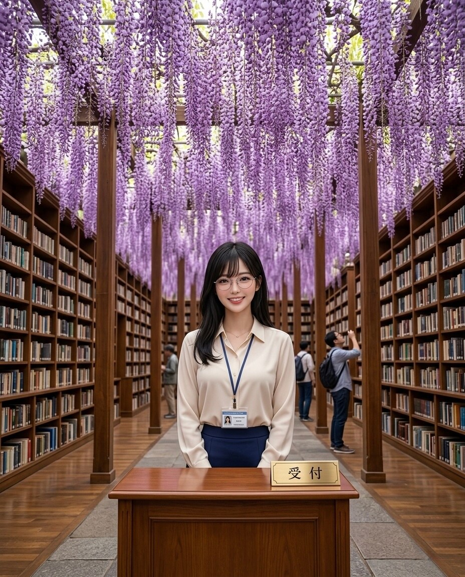 華ある図書館