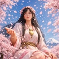 【女神図鑑：コノハナノサクヤビメ―日本神話】 2枚目