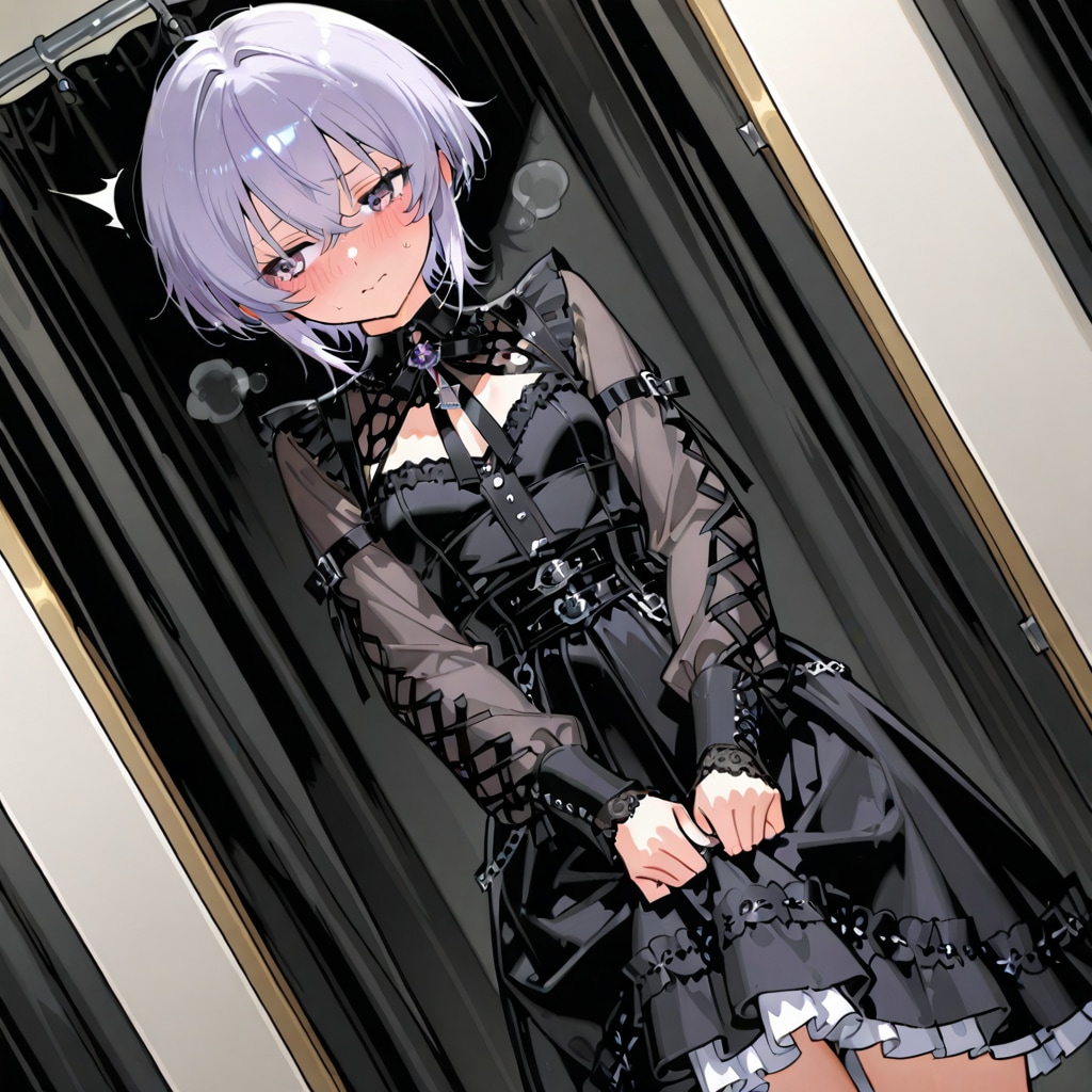 (何故あの子はこんな服を選んだんだ…！)