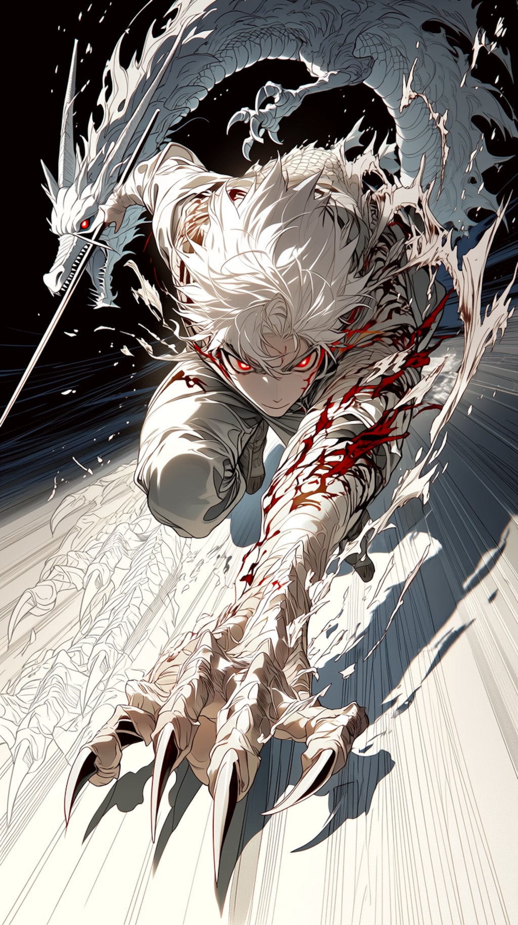White Dragon Incarnate — The Arm Awakens 白龍をその身に宿す者 — 龍腕、覚醒