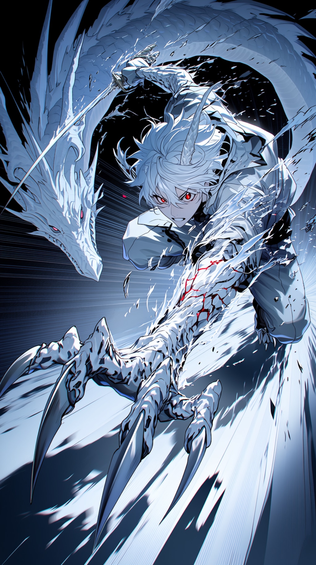 White Dragon Incarnate — The Arm Awakens 白龍をその身に宿す者 — 龍腕、覚醒