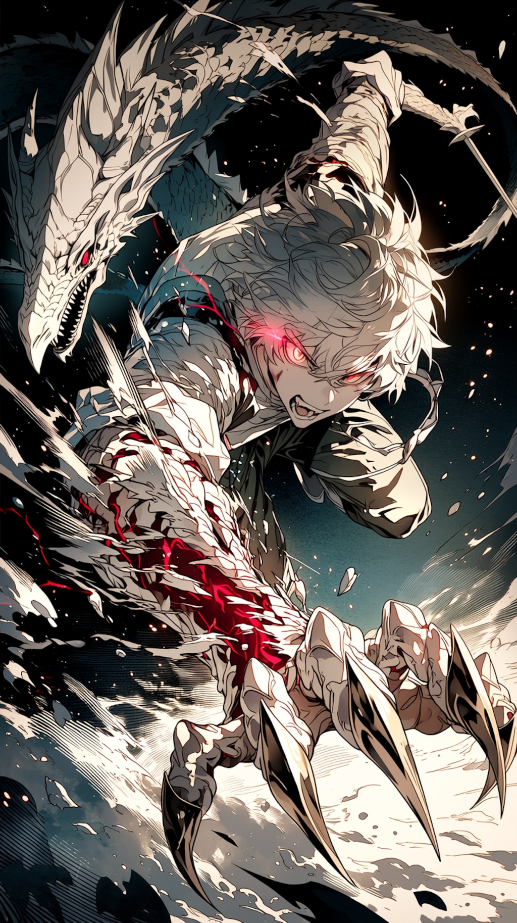 White Dragon Incarnate — The Arm Awakens 白龍をその身に宿す者 — 龍腕、覚醒