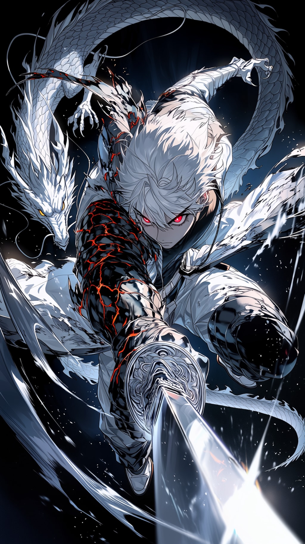 White Dragon Incarnate — The Arm Awakens 白龍をその身に宿す者 — 龍腕、覚醒