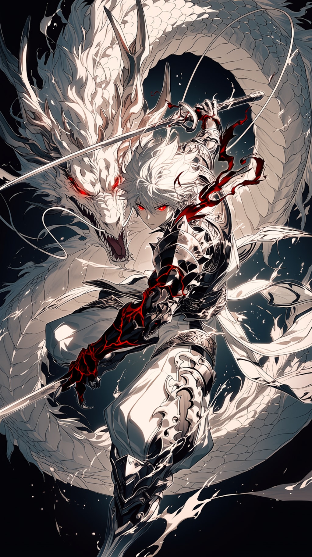 White Dragon Incarnate — The Arm Awakens 白龍をその身に宿す者 — 龍腕、覚醒